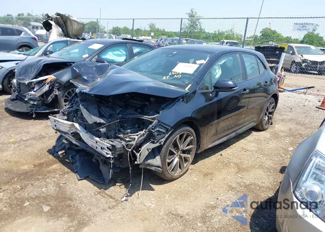 2019 Toyota Corolla Xse из США, поврежденный, VIN JTNK4RBE1K3020166